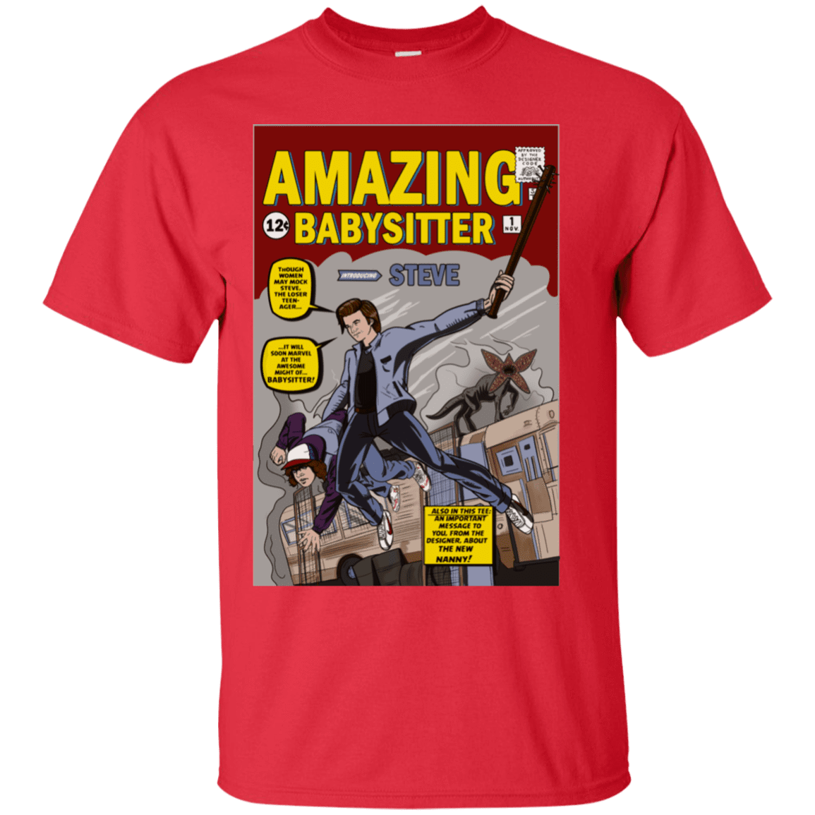 T-Shirts Red / S The Amazing Babysitter T-Shirt