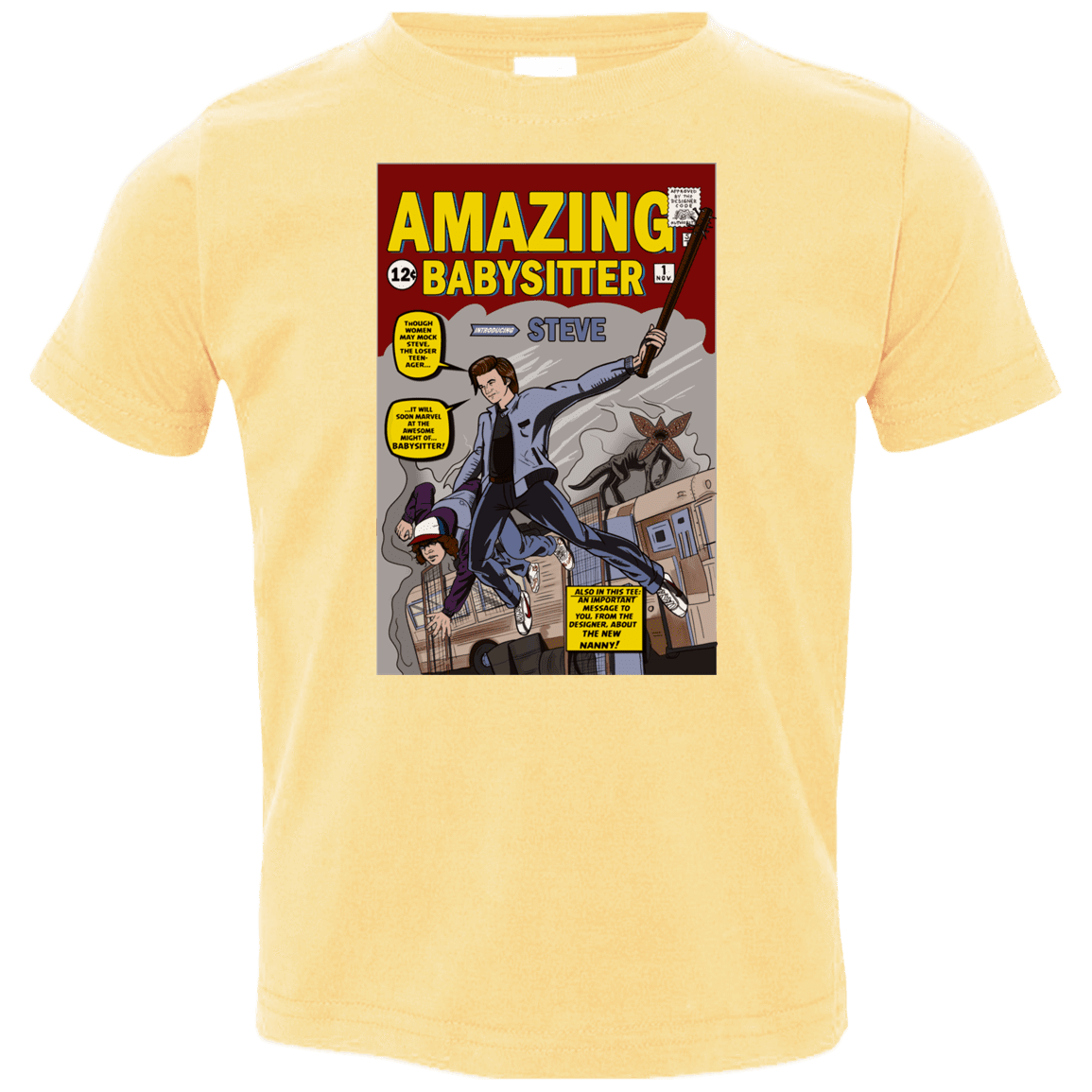 T-Shirts Butter / 2T The Amazing Babysitter Toddler Premium T-Shirt