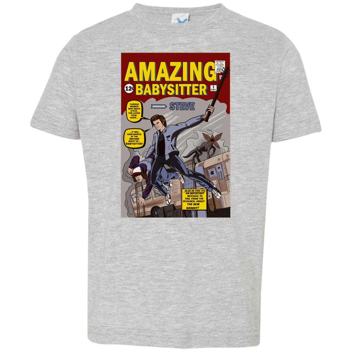 T-Shirts Heather Grey / 2T The Amazing Babysitter Toddler Premium T-Shirt