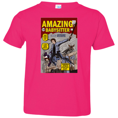 T-Shirts Hot Pink / 2T The Amazing Babysitter Toddler Premium T-Shirt