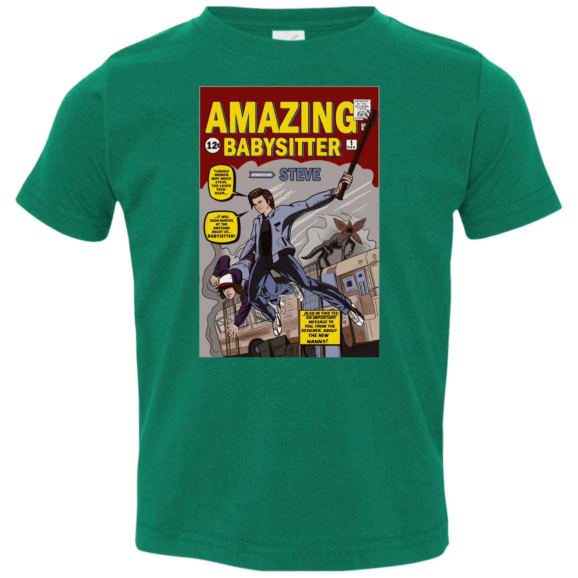 T-Shirts Kelly / 2T The Amazing Babysitter Toddler Premium T-Shirt