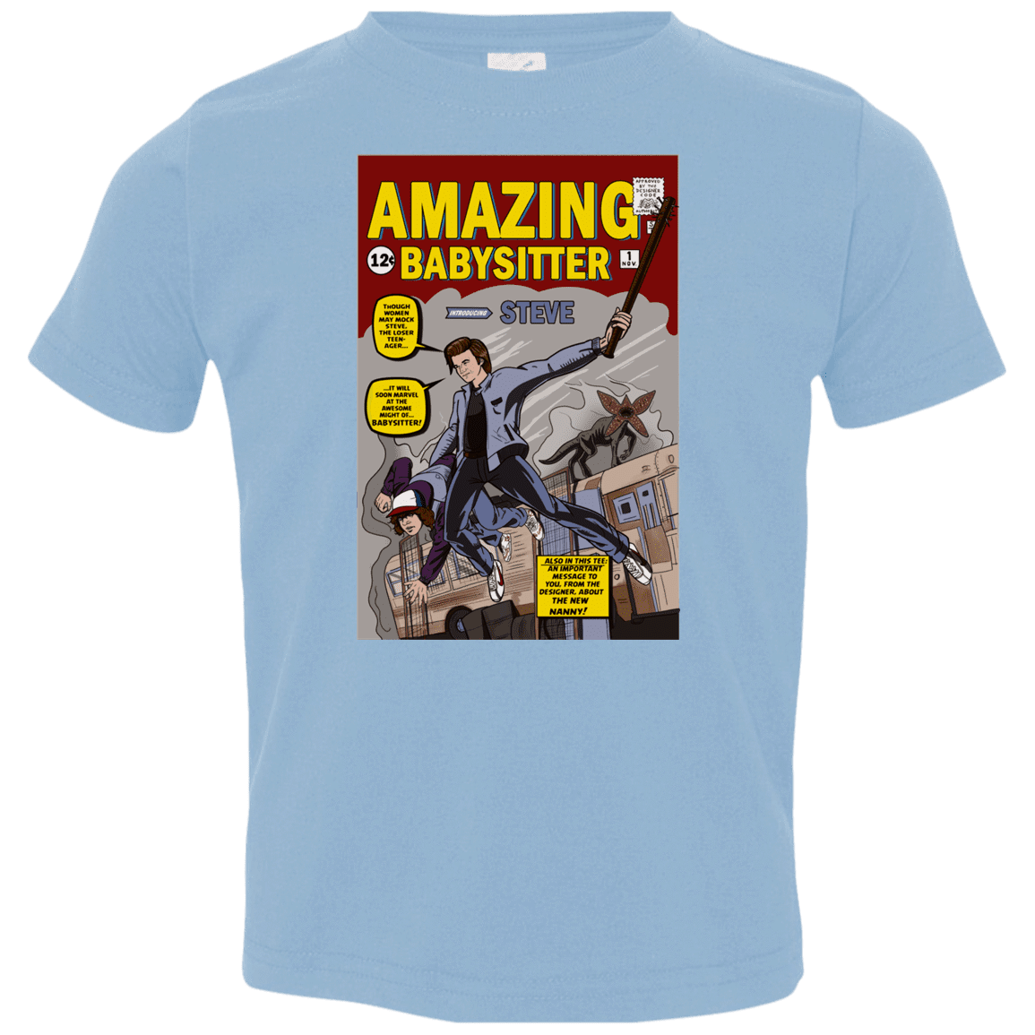 T-Shirts Light Blue / 2T The Amazing Babysitter Toddler Premium T-Shirt