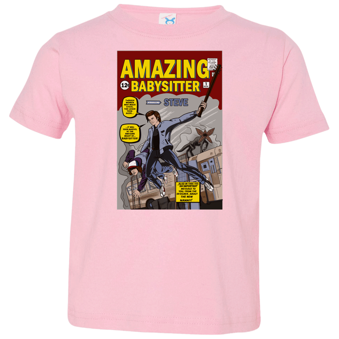 T-Shirts Pink / 2T The Amazing Babysitter Toddler Premium T-Shirt