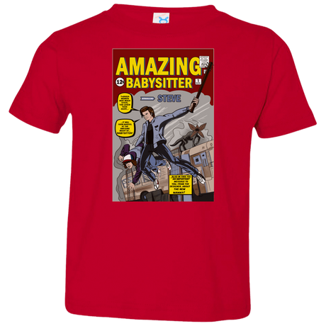 T-Shirts Red / 2T The Amazing Babysitter Toddler Premium T-Shirt