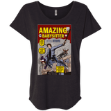 T-Shirts Vintage Black / X-Small The Amazing Babysitter Triblend Dolman Sleeve