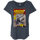 T-Shirts Vintage Navy / X-Small The Amazing Babysitter Triblend Dolman Sleeve