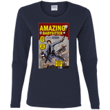 T-Shirts Navy / S The Amazing Babysitter Women's Long Sleeve T-Shirt