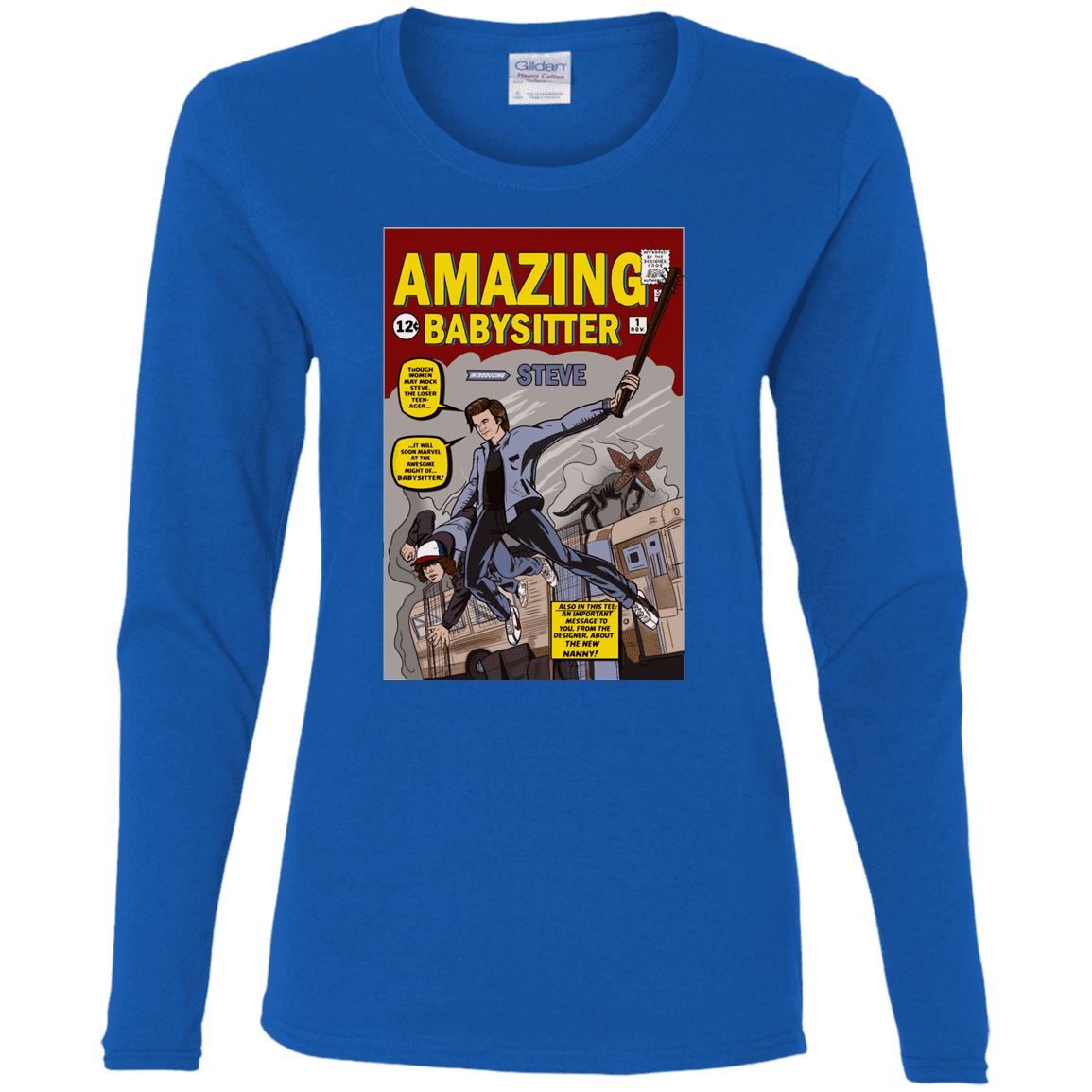 T-Shirts Royal / S The Amazing Babysitter Women's Long Sleeve T-Shirt