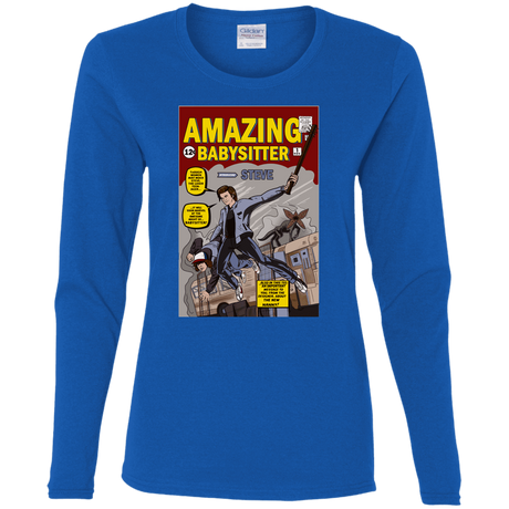 T-Shirts Royal / S The Amazing Babysitter Women's Long Sleeve T-Shirt