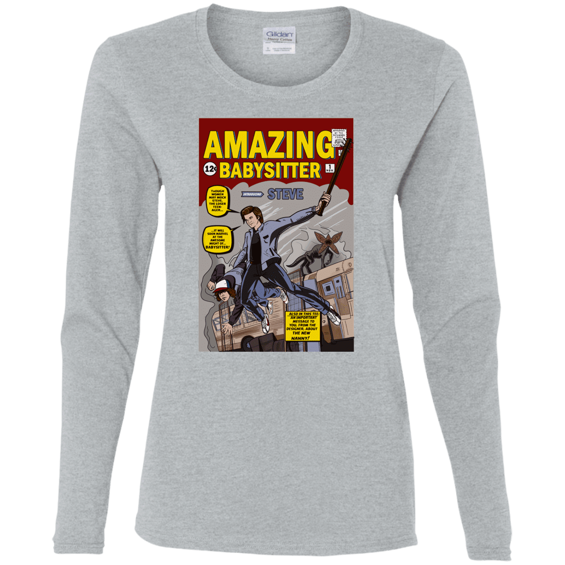 T-Shirts Sport Grey / S The Amazing Babysitter Women's Long Sleeve T-Shirt