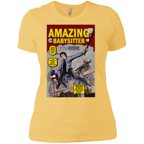 T-Shirts Banana Cream/ / X-Small The Amazing Babysitter Women's Premium T-Shirt
