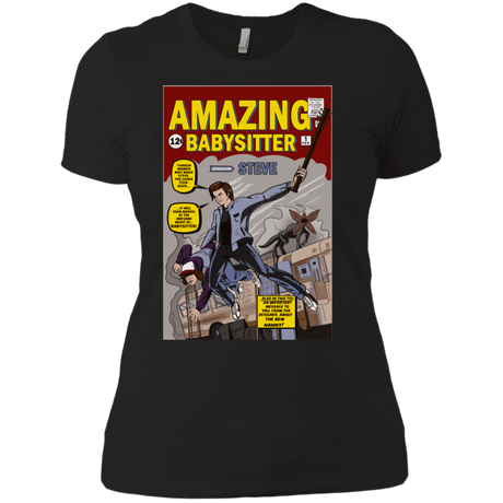 T-Shirts Black / X-Small The Amazing Babysitter Women's Premium T-Shirt