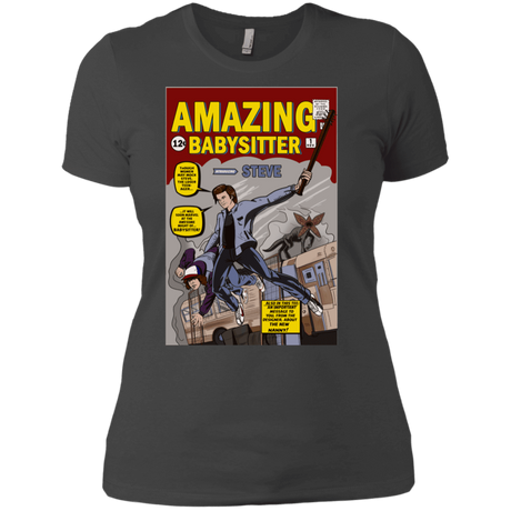 T-Shirts Heavy Metal / X-Small The Amazing Babysitter Women's Premium T-Shirt