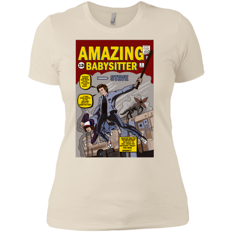 T-Shirts Ivory/ / X-Small The Amazing Babysitter Women's Premium T-Shirt
