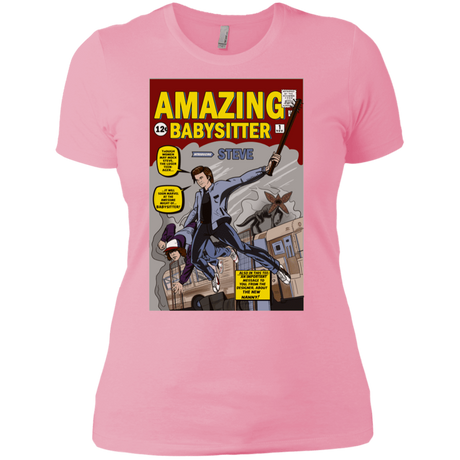 T-Shirts Light Pink / X-Small The Amazing Babysitter Women's Premium T-Shirt