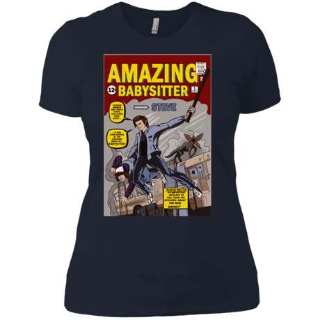 T-Shirts Midnight Navy / X-Small The Amazing Babysitter Women's Premium T-Shirt