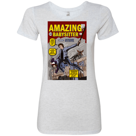 T-Shirts Heather White / S The Amazing Babysitter Women's Triblend T-Shirt