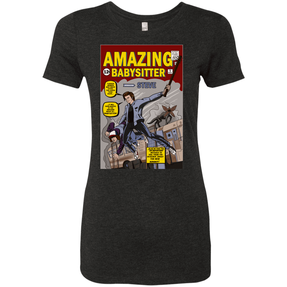 T-Shirts Vintage Black / S The Amazing Babysitter Women's Triblend T-Shirt