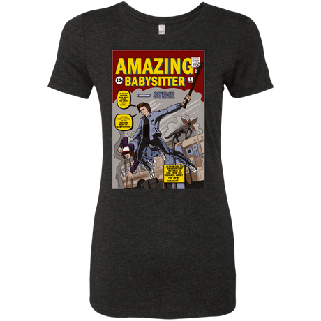 T-Shirts Vintage Black / S The Amazing Babysitter Women's Triblend T-Shirt