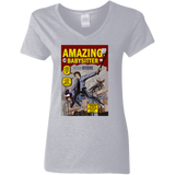 T-Shirts Sport Grey / S The Amazing Babysitter Women's V-Neck T-Shirt