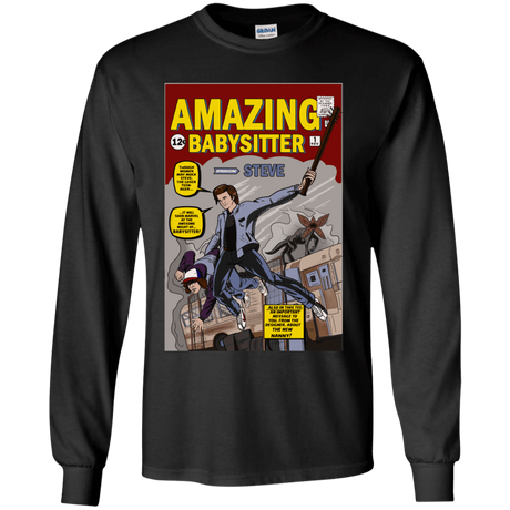 T-Shirts Black / YS The Amazing Babysitter Youth Long Sleeve T-Shirt