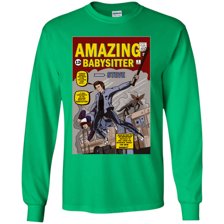 T-Shirts Irish Green / YS The Amazing Babysitter Youth Long Sleeve T-Shirt