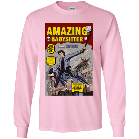 T-Shirts Light Pink / YS The Amazing Babysitter Youth Long Sleeve T-Shirt