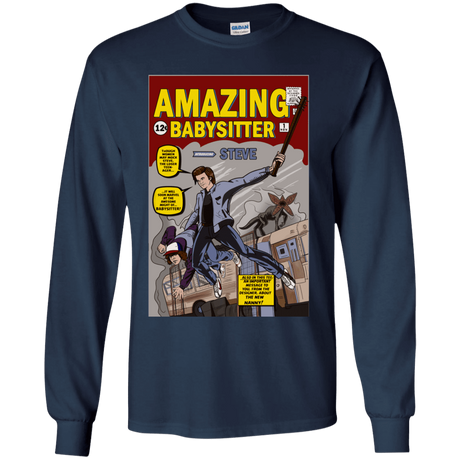 T-Shirts Navy / YS The Amazing Babysitter Youth Long Sleeve T-Shirt