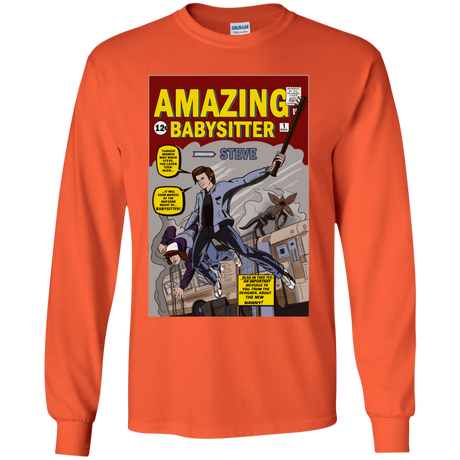 T-Shirts Orange / YS The Amazing Babysitter Youth Long Sleeve T-Shirt