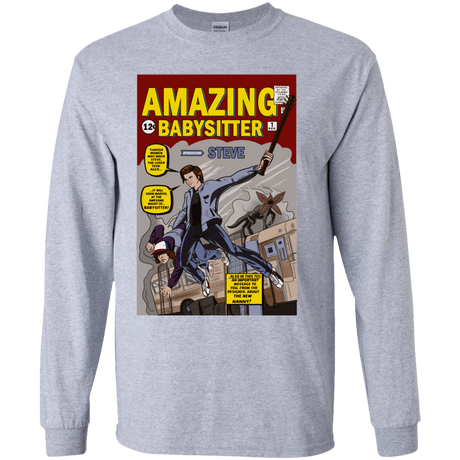 T-Shirts Sport Grey / YS The Amazing Babysitter Youth Long Sleeve T-Shirt