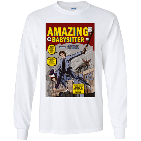 T-Shirts White / YS The Amazing Babysitter Youth Long Sleeve T-Shirt