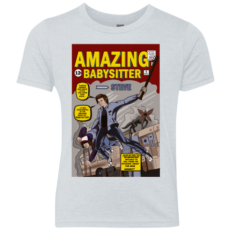 T-Shirts Heather White / YXS The Amazing Babysitter Youth Triblend T-Shirt