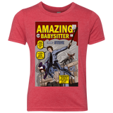 T-Shirts Vintage Red / YXS The Amazing Babysitter Youth Triblend T-Shirt