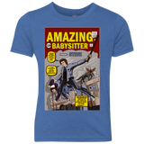 T-Shirts Vintage Royal / YXS The Amazing Babysitter Youth Triblend T-Shirt