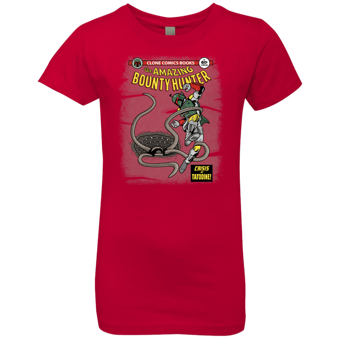 T-Shirts Red / YXS The Amazing Bounty Hunter Girls Premium T-Shirt