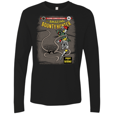 T-Shirts Black / S The Amazing Bounty Hunter Men's Premium Long Sleeve