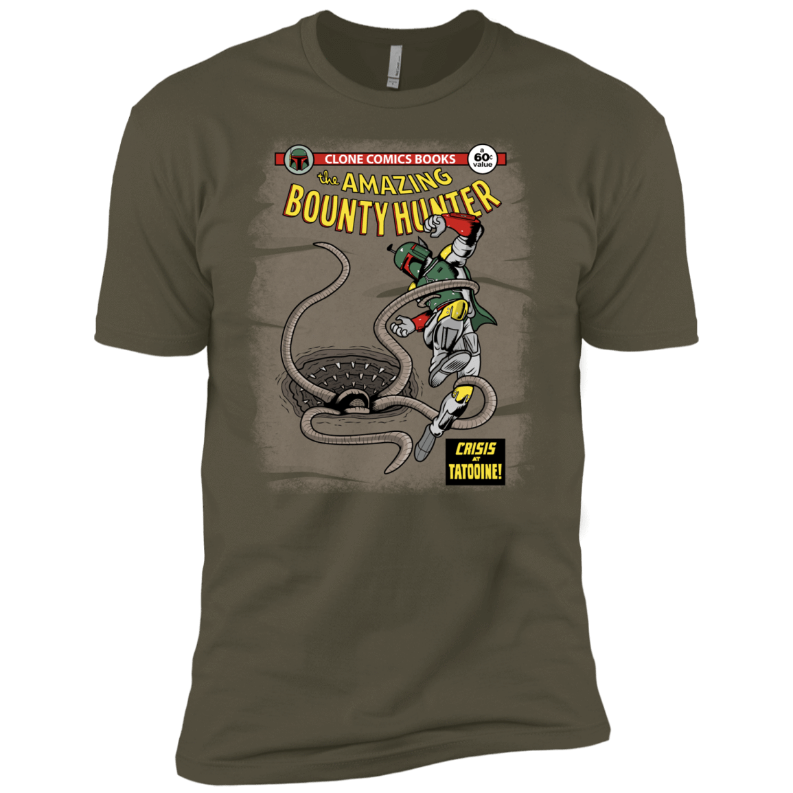 T-Shirts Military Green / X-Small The Amazing Bounty Hunter Men's Premium T-Shirt