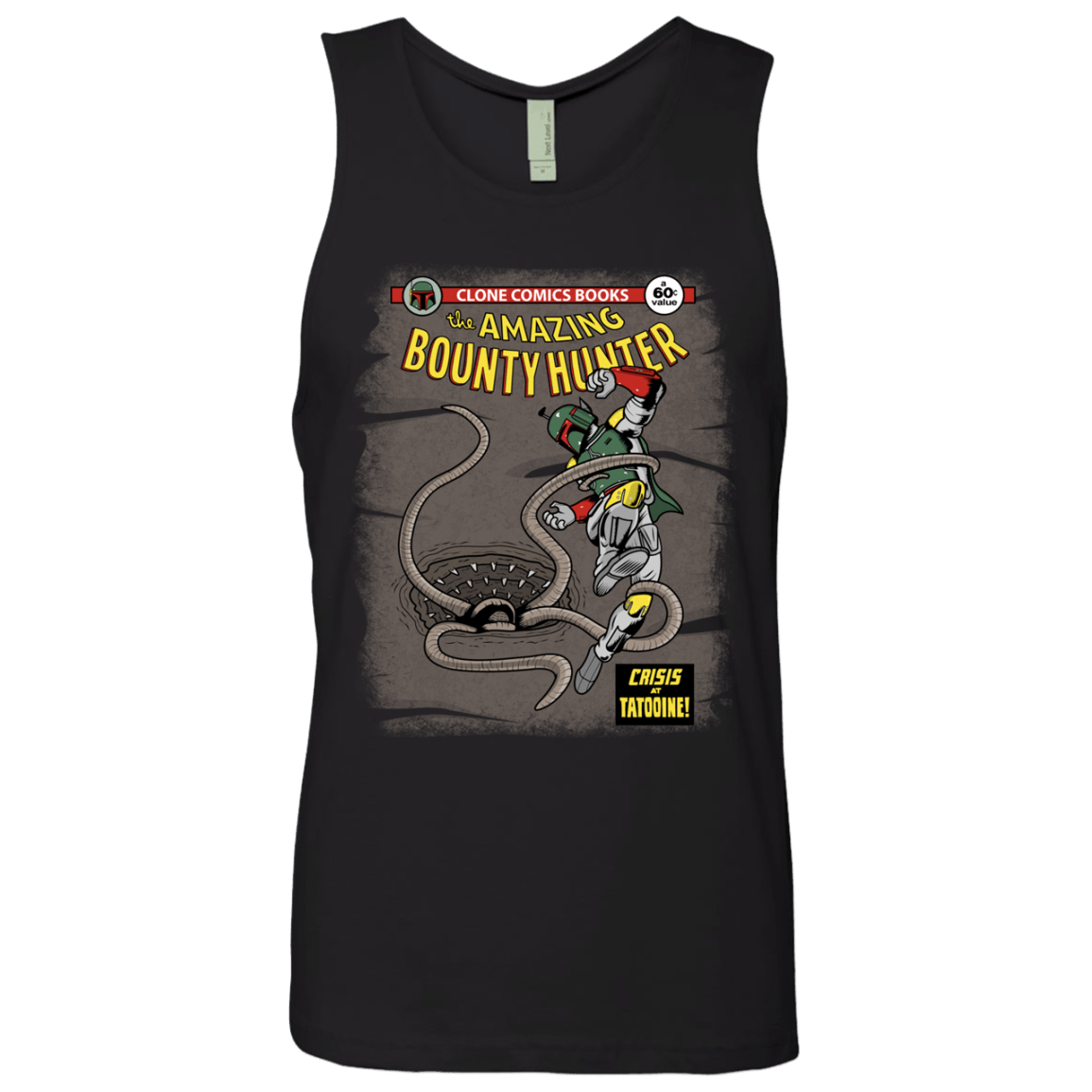 T-Shirts Black / S The Amazing Bounty Hunter Men's Premium Tank Top