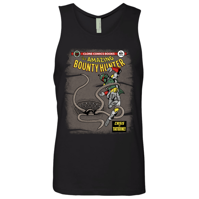 T-Shirts Black / S The Amazing Bounty Hunter Men's Premium Tank Top