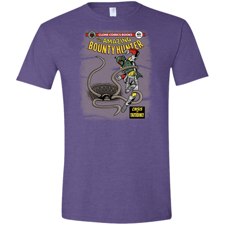 T-Shirts Heather Purple / S The Amazing Bounty Hunter Men's Semi-Fitted Softstyle