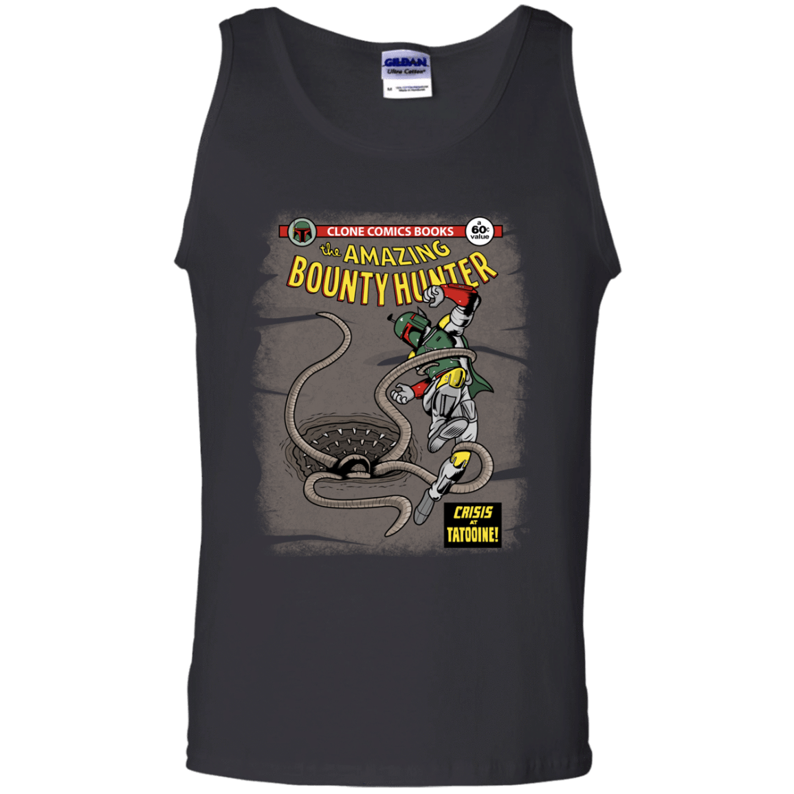 T-Shirts Black / S The Amazing Bounty Hunter Men's Tank Top