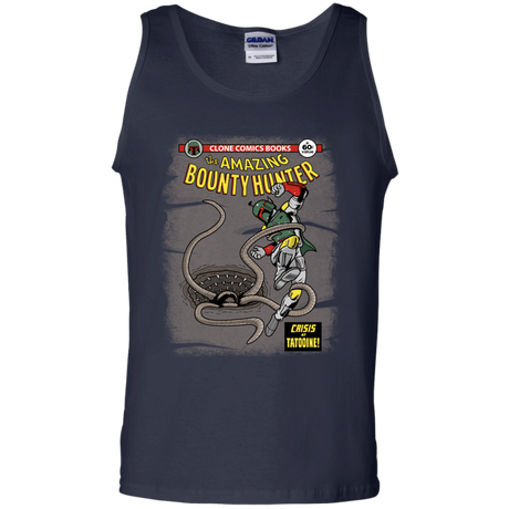 T-Shirts Navy / S The Amazing Bounty Hunter Men's Tank Top