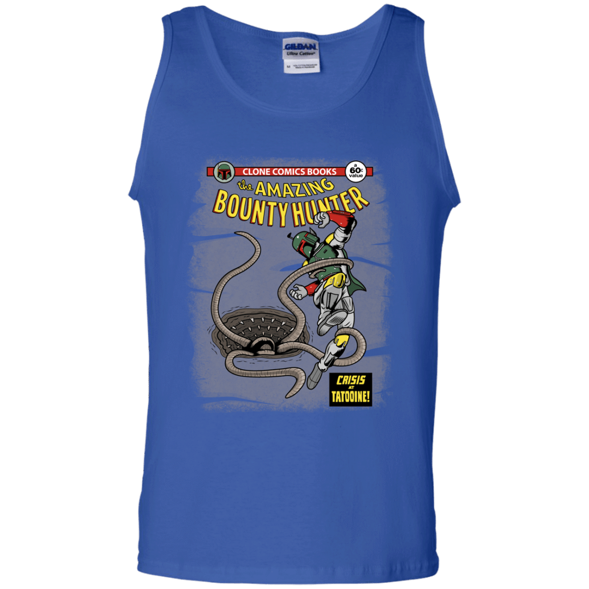 T-Shirts Royal / S The Amazing Bounty Hunter Men's Tank Top