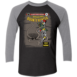 T-Shirts Vintage Black/Premium Heather / X-Small The Amazing Bounty Hunter Men's Triblend 3/4 Sleeve