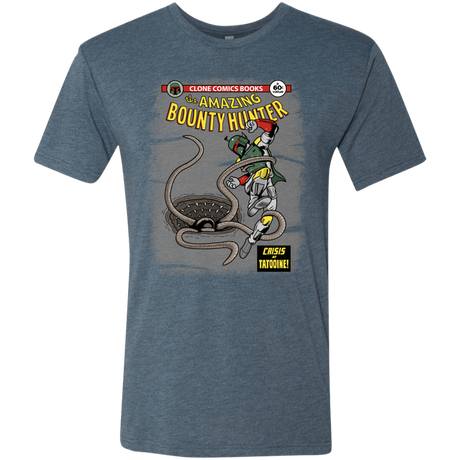 T-Shirts Indigo / S The Amazing Bounty Hunter Men's Triblend T-Shirt