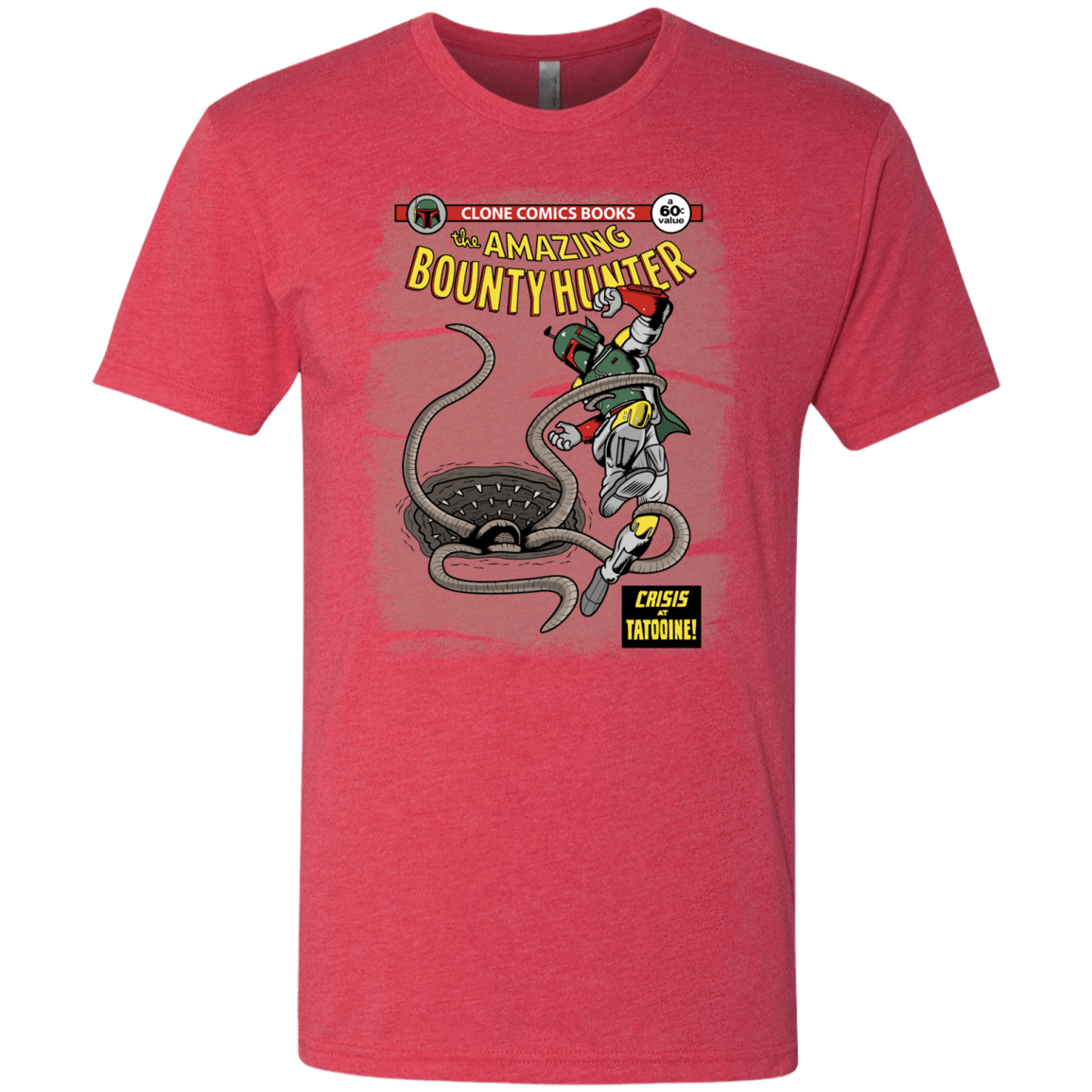 T-Shirts Vintage Red / S The Amazing Bounty Hunter Men's Triblend T-Shirt