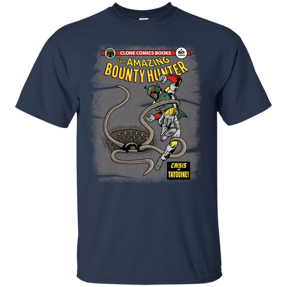 T-Shirts Navy / S The Amazing Bounty Hunter T-Shirt