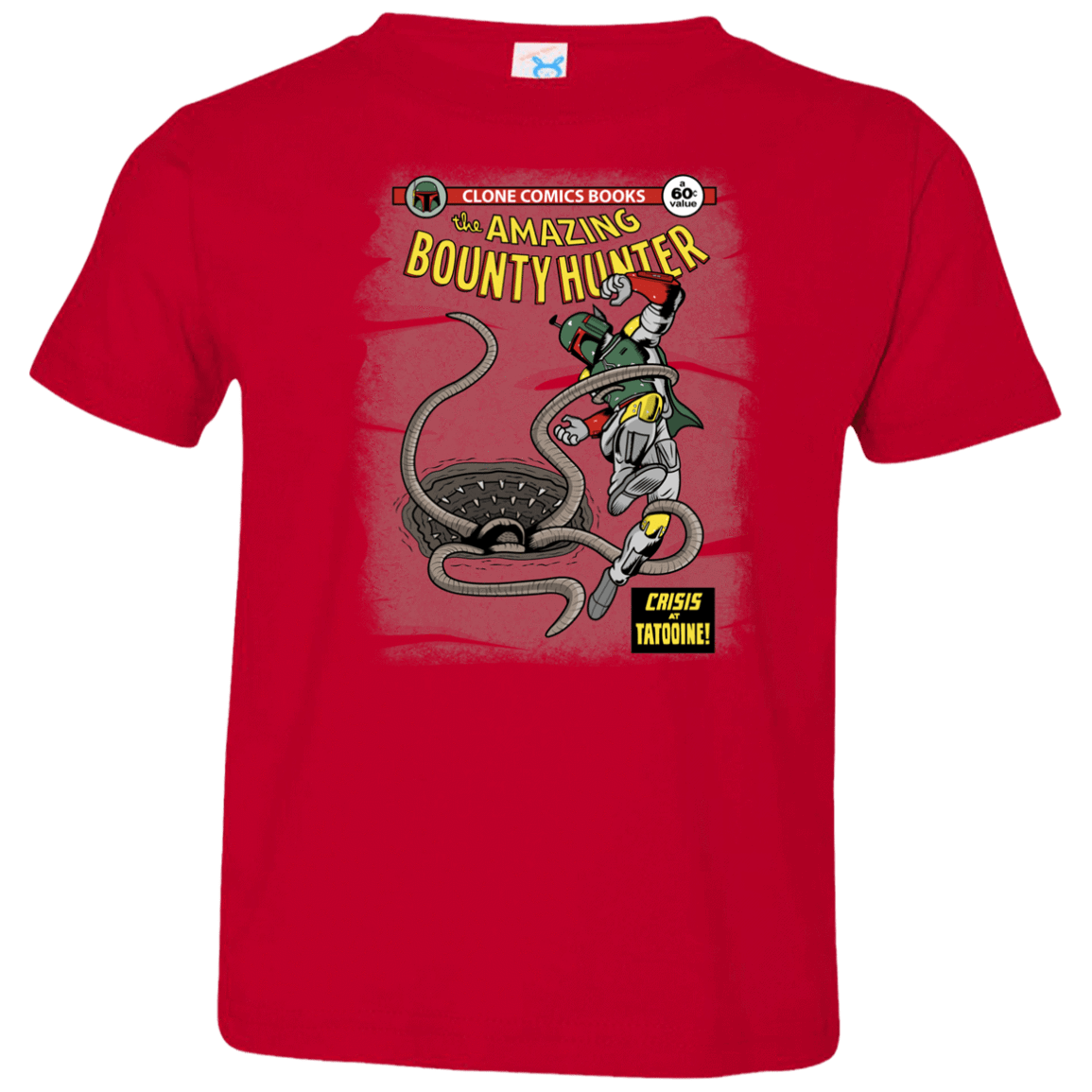 T-Shirts Red / 2T The Amazing Bounty Hunter Toddler Premium T-Shirt