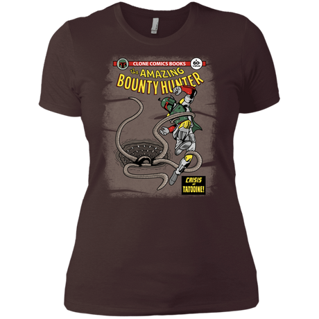 T-Shirts Dark Chocolate / X-Small The Amazing Bounty Hunter Women's Premium T-Shirt