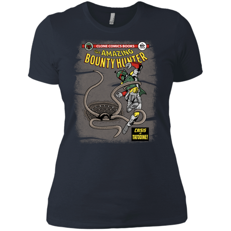 T-Shirts Indigo / X-Small The Amazing Bounty Hunter Women's Premium T-Shirt